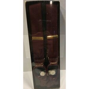 New Vintage Men's Elastic Button End Suspenders With Buttons